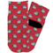School Mascot Toddler Ankle Socks - Single Pair - Front and Back