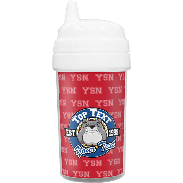 Custom School Mascot Toddler Sippy Cup (Personalized)