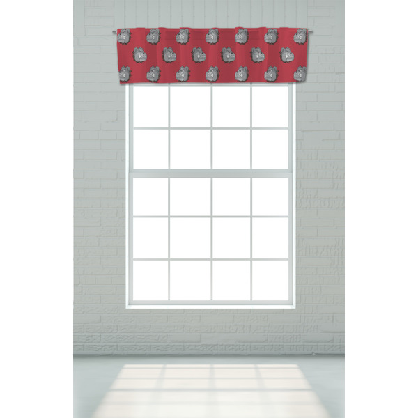School Mascot Valance - On window