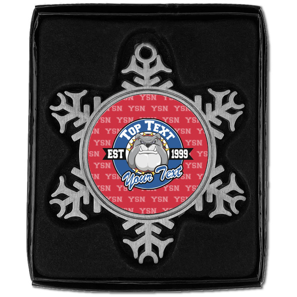 School Mascot Vintage Snowflake - In box