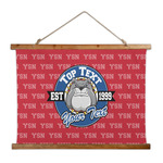 School Mascot Wall Hanging Tapestry - Wide (Personalized)