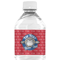 School Mascot Water Bottle Labels - Custom Sized (Personalized)