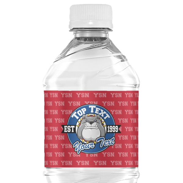 Custom School Mascot Water Bottle Labels - Custom Sized (Personalized)
