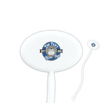 School Mascot Oval Plastic Stir Sticks (Personalized)