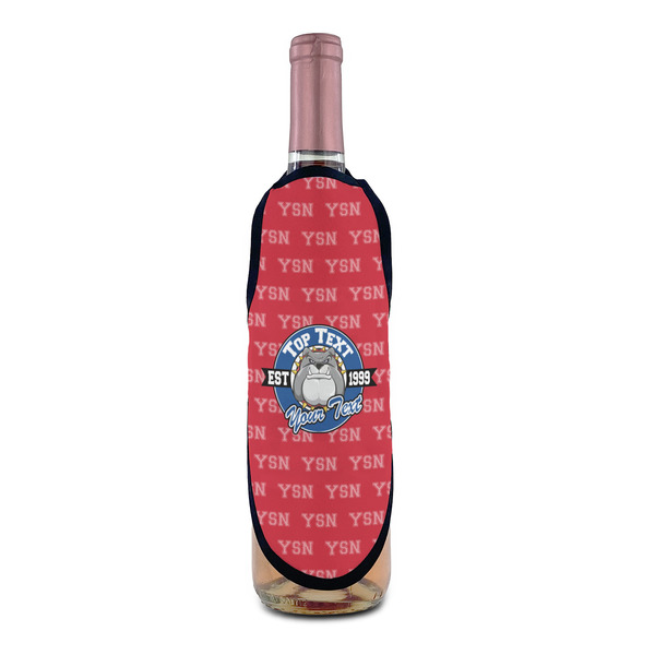 School Mascot Wine Bottle Apron - IN CONTEXT