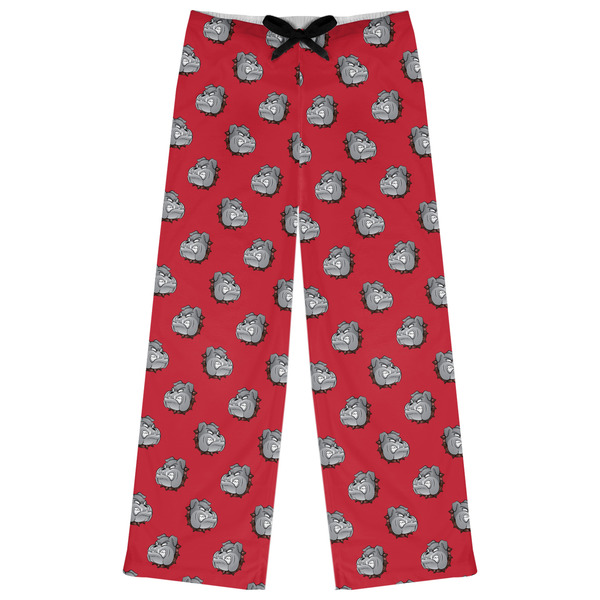 Custom School Mascot Womens Pajama Pants - L