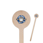 School Mascot Round Wooden Stir Sticks (Personalized)