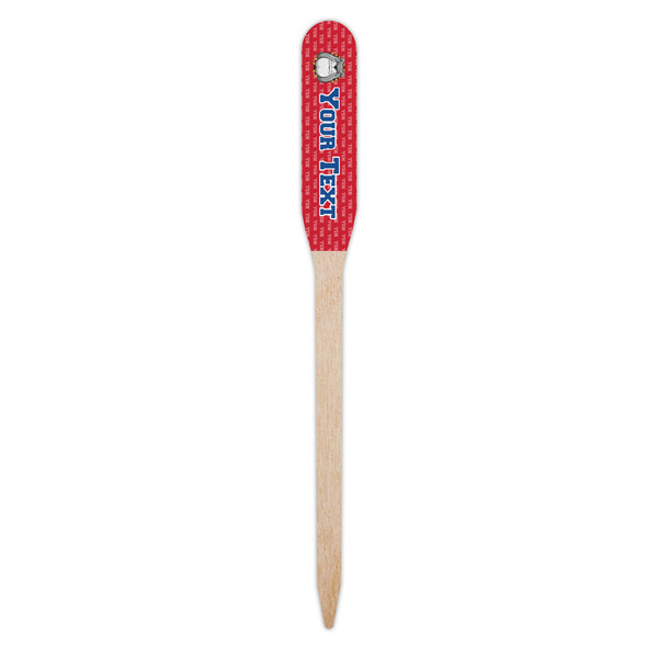 School Mascot Wooden Food Pick - Paddle - Single Pick