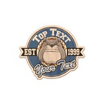 School Mascot Genuine Maple or Cherry Wood Sticker (Personalized)