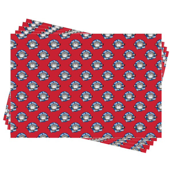 School Mascot Wrapping Paper - Front & Back - Sheets Approval