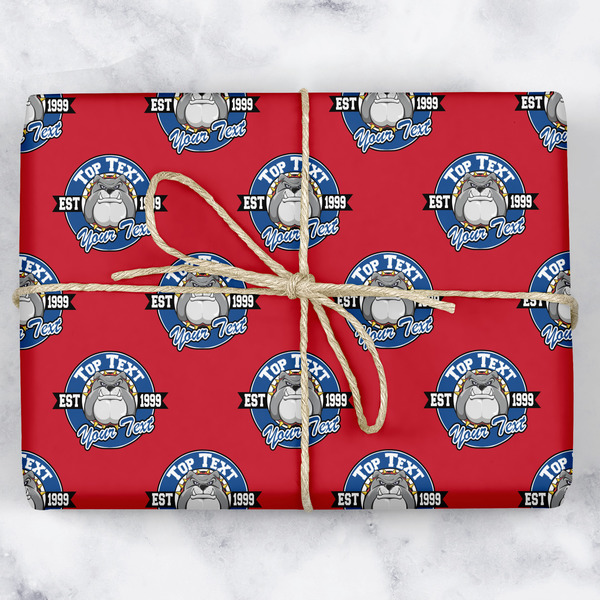 Custom School Mascot Wrapping Paper (Personalized)