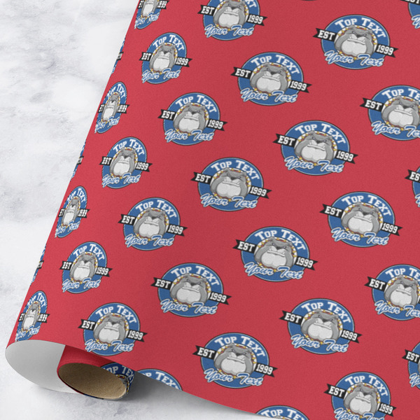 Custom School Mascot Wrapping Paper Roll - Large - Matte (Personalized)
