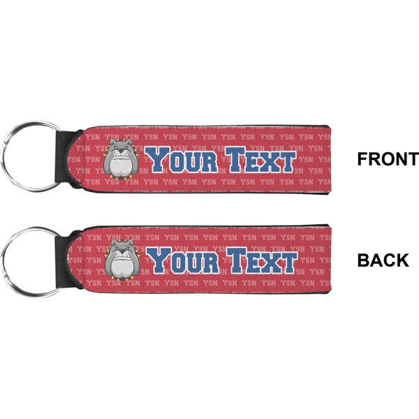 School Mascot Wristlet (Front + Back)
