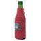 School Mascot Zipper Bottle Cooler - ANGLE (bottle)