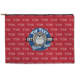 School Mascot Zipper Pouch (Personalized)