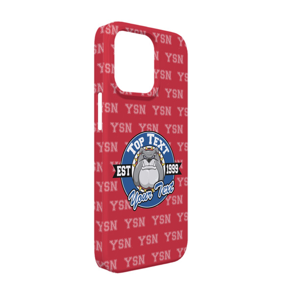 Custom School Mascot iPhone Case - Plastic - iPhone 13 (Personalized)