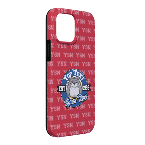 Custom School Mascot iPhone Case - Rubber Lined - iPhone 13 Pro Max (Personalized)
