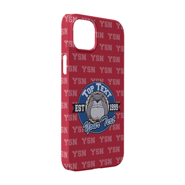 Custom School Mascot iPhone Case - Plastic - iPhone 14 (Personalized)