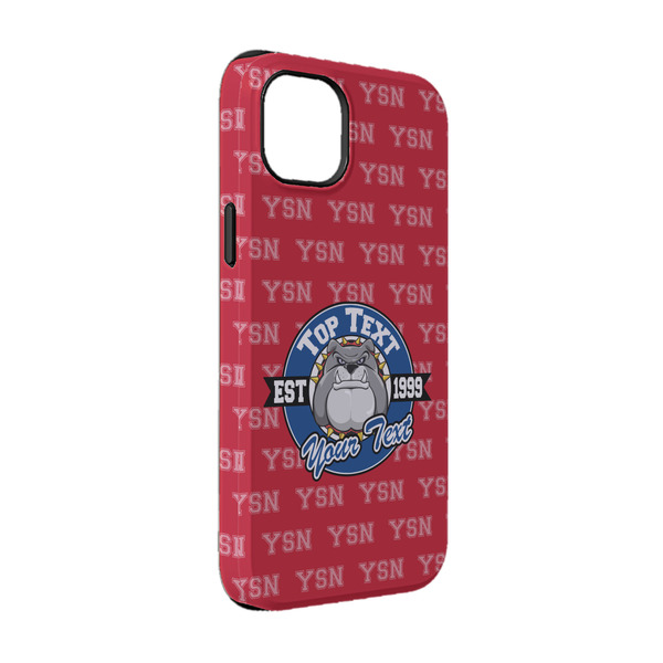Custom School Mascot iPhone Case - Rubber Lined - iPhone 14 (Personalized)