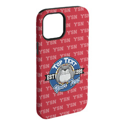 School Mascot iPhone Case - Rubber Lined - iPhone 15 Plus (Personalized)
