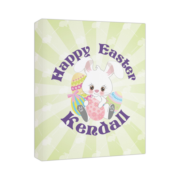 Custom Easter Bunny Canvas Print - 11x14 (Personalized)