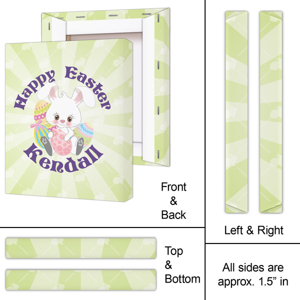 Easter Bunny 11x14 - Canvas Print - Approval