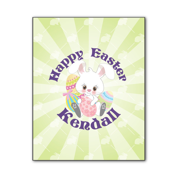 Custom Easter Bunny Wood Print - 11x14 (Personalized)