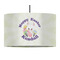 Easter Bunny 12" Drum Lampshade - PENDANT (Fabric)