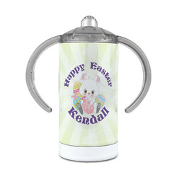 Easter Bunny 12 oz Stainless Steel Sippy Cup (Personalized)