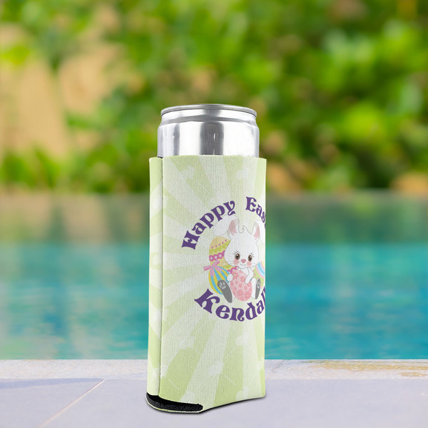 Easter Bunny Can Cooler - Tall 12oz - In Context
