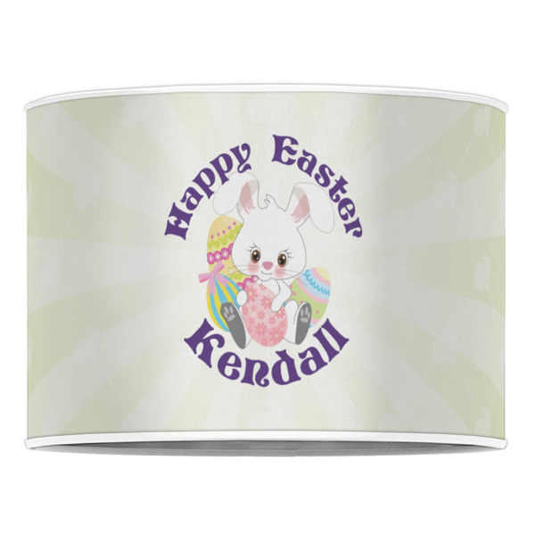 Easter Bunny 16" Drum Lampshade - FRONT (Poly Film)