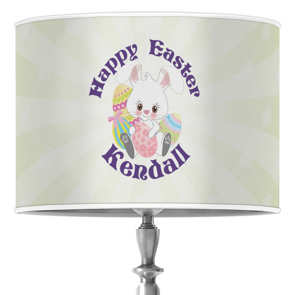 Custom Easter Bunny 16" Drum Lamp Shade - Poly-film (Personalized)