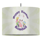 Easter Bunny 16" Drum Pendant Lamp - Fabric (Personalized)
