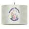 Easter Bunny 16" Drum Pendant Lamp - Fabric (Personalized)