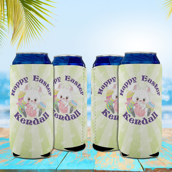 Easter Bunny 16oz Can Sleeve - Set of 4 - LIFESTYLE