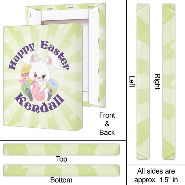 Easter Bunny 16x20 - Canvas Print - Approval