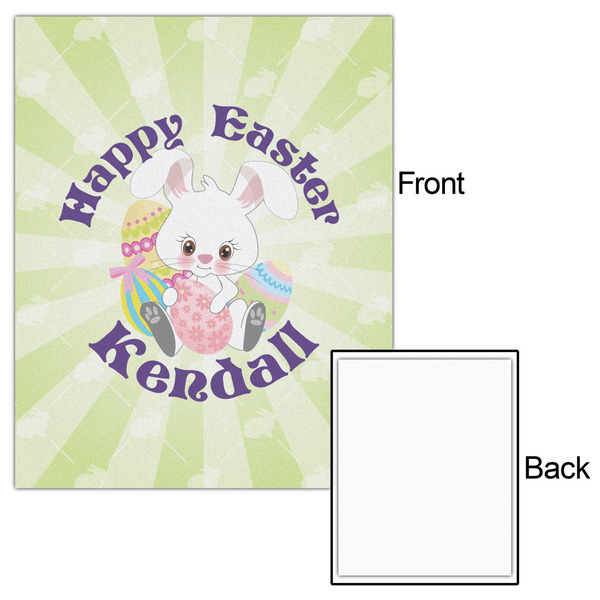 Easter Bunny 16x20 - Matte Poster - Front & Back