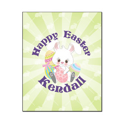 Easter Bunny Wood Print - 16x20 (Personalized)