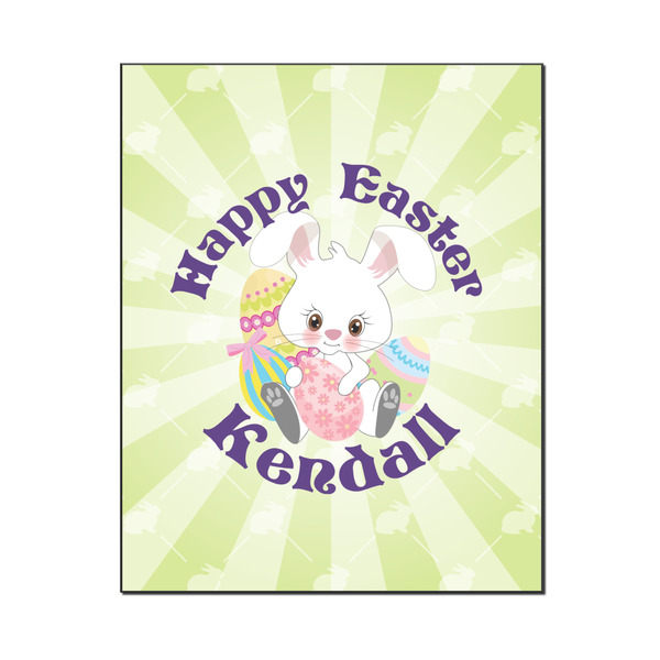 Custom Easter Bunny Wood Print - 16x20 (Personalized)