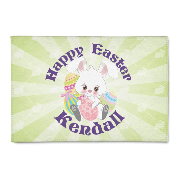 Custom Easter Bunny Patio Rug (Personalized)