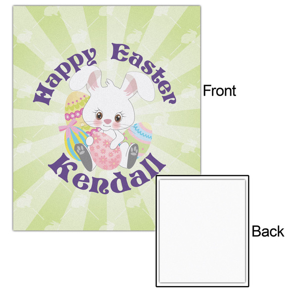 Easter Bunny 20x24 - Matte Poster - Front & Back