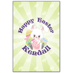 Easter Bunny Wood Print - 20x30 (Personalized)