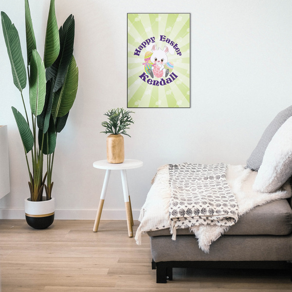 Easter Bunny 20x30 Wood Print - In Context