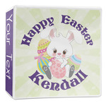 Easter Bunny 3-Ring Binder - 2 inch (Personalized)