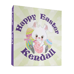 Easter Bunny 3 Ring Binder - Full Wrap - 1" (Personalized)
