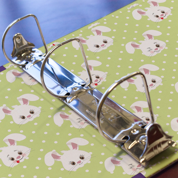 Easter Bunny 3 Ring Binders - Full Wrap - 2" - DETAIL