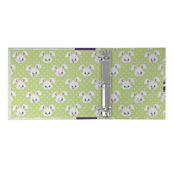 Easter Bunny 3 Ring Binders - Full Wrap - 2" - OPEN INSIDE