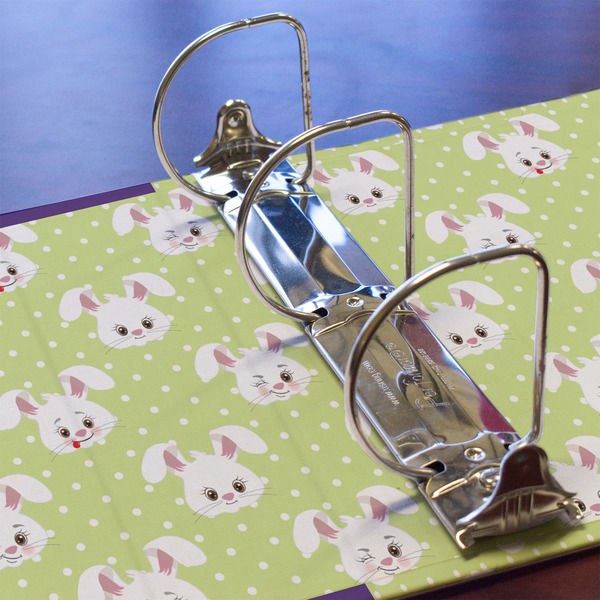 Easter Bunny 3 Ring Binders - Full Wrap - 3" - DETAIL
