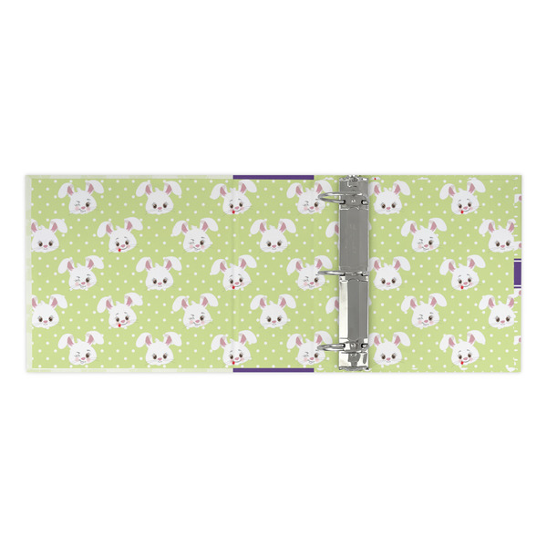 Easter Bunny 3 Ring Binders - Full Wrap - 3" - OPEN INSIDE
