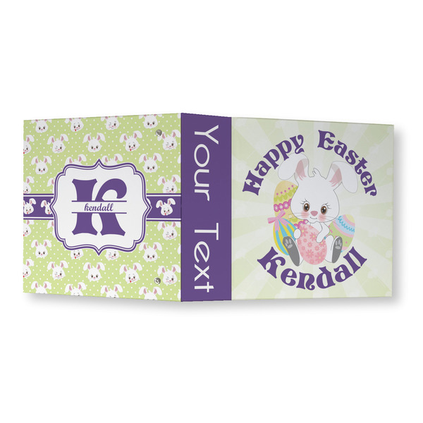 Easter Bunny 3 Ring Binders - Full Wrap - 3" - OPEN OUTSIDE